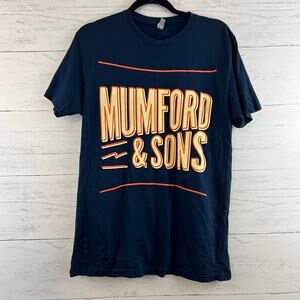 Mumford & Sons Black Graphic T Shirt Size M